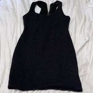 Elizabeth & James Sparkly Black Dress M Medium